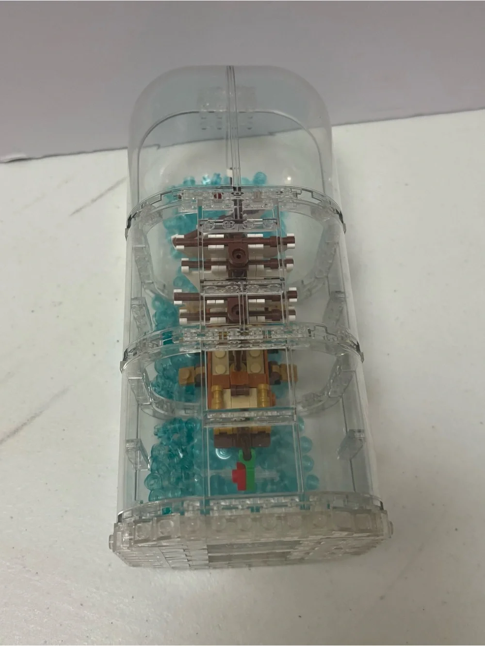LEGO Ideas Ship in a Bottle Complete Set Plastic Building Model INCOMPLETE